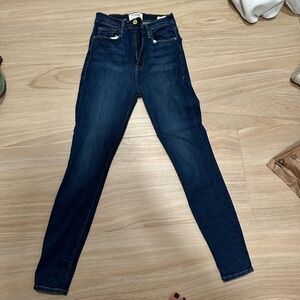 High waisted FRAME skinny jeans
